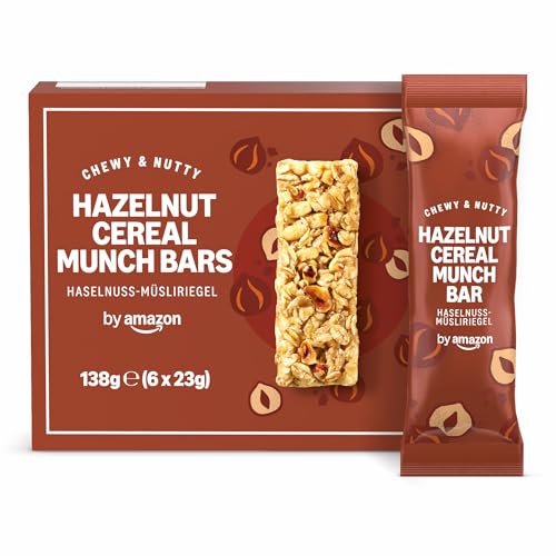 by Amazon Barres De Céréales Aux Noisettes, 138g (6 x 23g) – vue 4