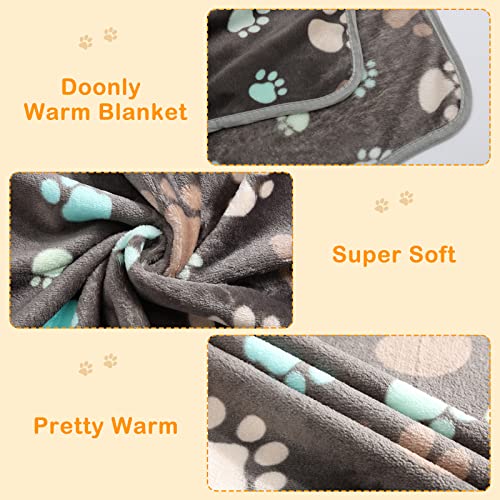 3 Pack Dog Blanket Soft Warm Flannel Cat Blanket, Great Pet Throw For Cats,Puppy,Small Medium Large Dog,23 X 16 Inches #TOP5