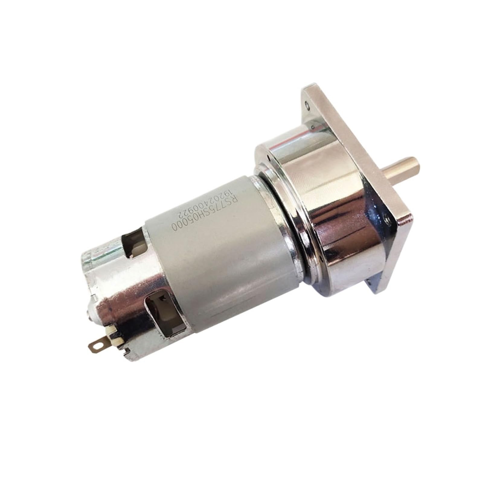 Motorreductor de CC de 80 kg/cm, gran par, 5-500 rpm, 35 W, 775, 12 V, 24 V, minimáquina eléctrica, reductor for herramientas eléctricas, personalizado.(Package A,12V 5rpm)