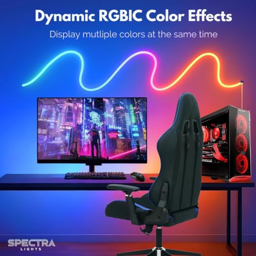 Image of Neon Rope Wall Light - Flexible LED Light for Wall Decor, Bedroom, Office, Living Room, Gaming Setup & More (3 Meter Length)