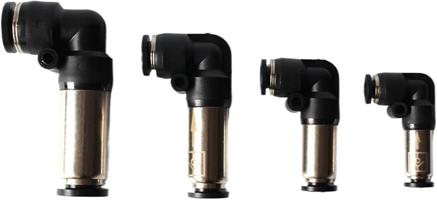 10pcs Pneumatic one-way check valve SPU-4 6 8 10 12mm elbow SPV gas pipe quick insertion check valve connector(SPU,10MM(10pcs))