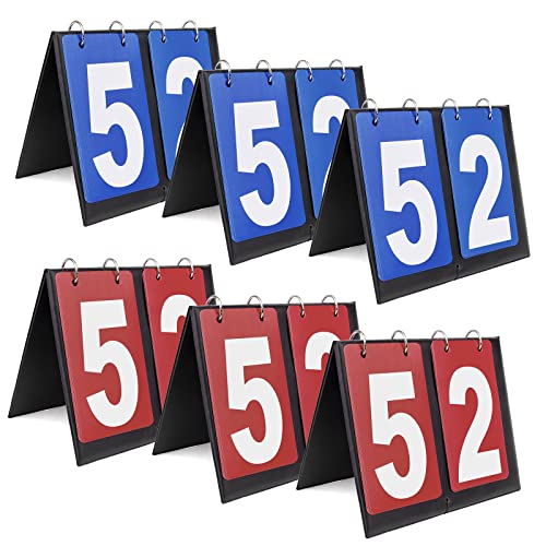 GOGO Set de 6 Marcadores Deportivos de Escritorio de 2 Dígitos miniatura 1