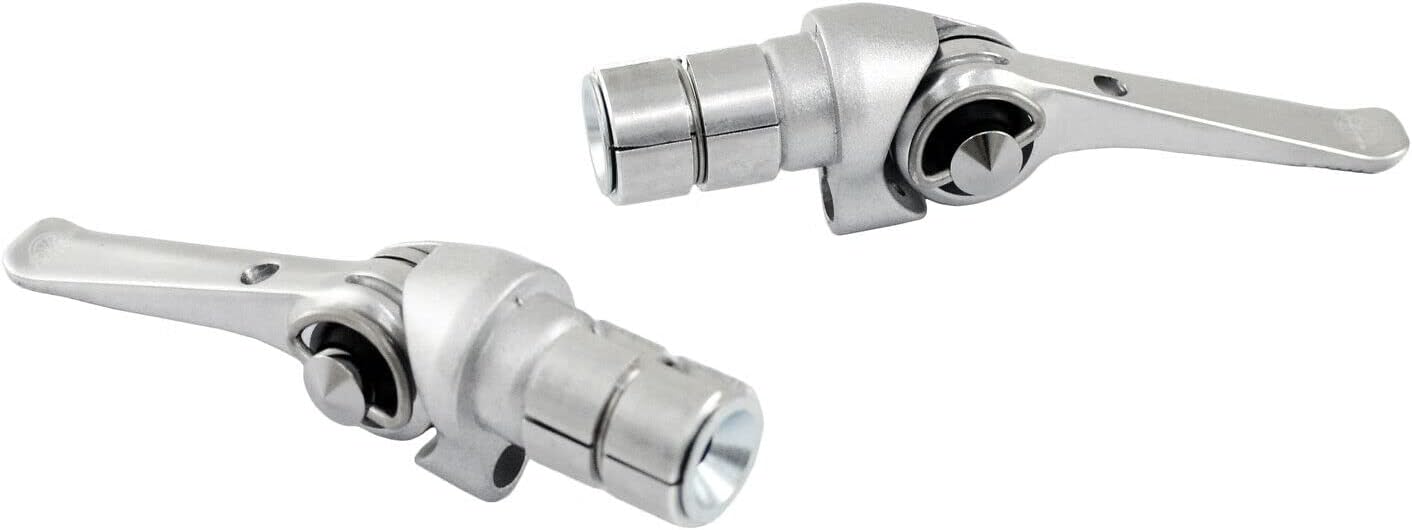 DIA-COMPE BAR END Control ''Silver'' Shift Lever Shifters Pair for 8/9/10 Speed, DP2568