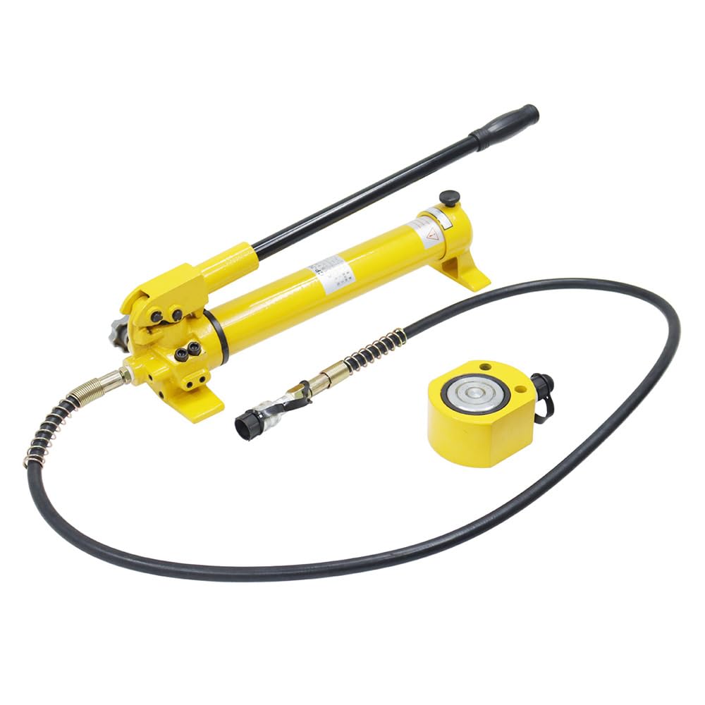 INTBUYING 油圧ジャッキ ボトルジャッキ 小型 揚力30トン 手動ポンプ付き 狭い場所 建築 機械 災害救援