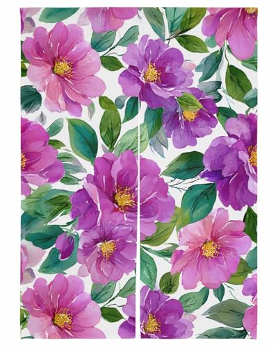 ���̉ԕ� �̂�� ���̉ԕ����g���p�[�v���s���N���ʉԗ΂̗t ���� �ډB�� UV �g���J�[�e�� �k�� �d�؂� �a�� �L�b�` ���r���O �o����� ���� �Ԏd�؂� �Q�� ��75×��170cm