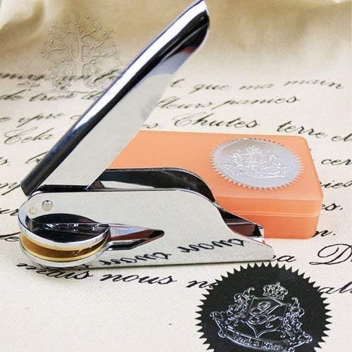 CTEB New Customize Design Your Own Custom Embosser Picture Logo Letter Personalized Official Book Seal Monogram Wedding Invitations Hand Embosser Great Gift Idea