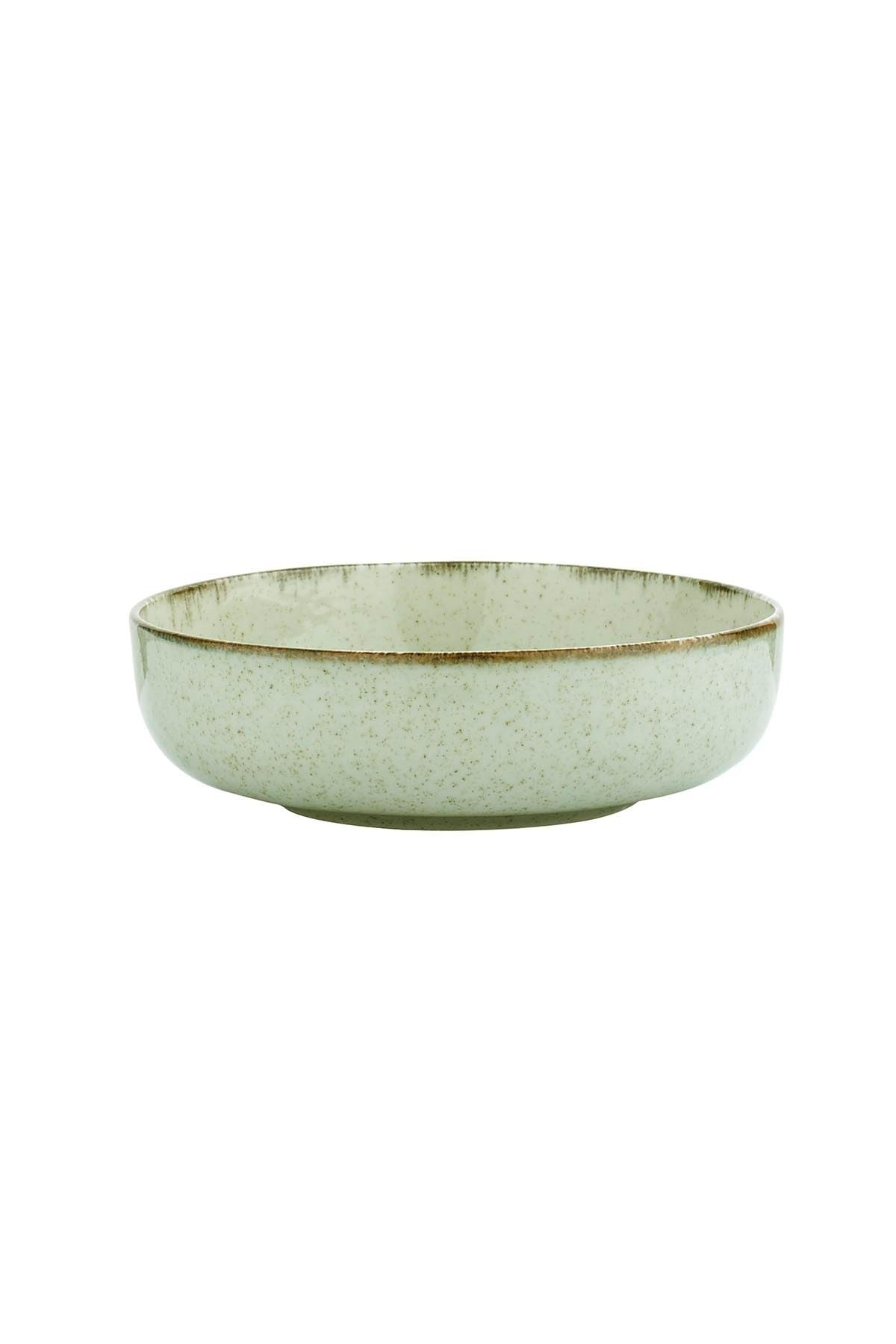 Elegante juego de cena de 12 piezas, 100% porcelana, color verde | Incluye 4 platos de servicio (24 cm), 4 platos (20 cm), 4 cuencos (15 cm) | seguro para microondas y lavavajillas