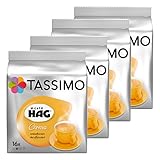  Tassimo Café HAG Crema Entkoffeiniert, Kaffeekapsel, Koffeinfreier Kaffee, Röstkaffee, 64 T-Discs