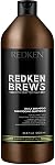 Redken Brews Shampooing quotidien pour les hommes, nettoyant léger pour tous les types de cheveux, avec protéines, hydratant, essentiels pour les homme, parfait pour la valise ou le gymnase, 1000 ML