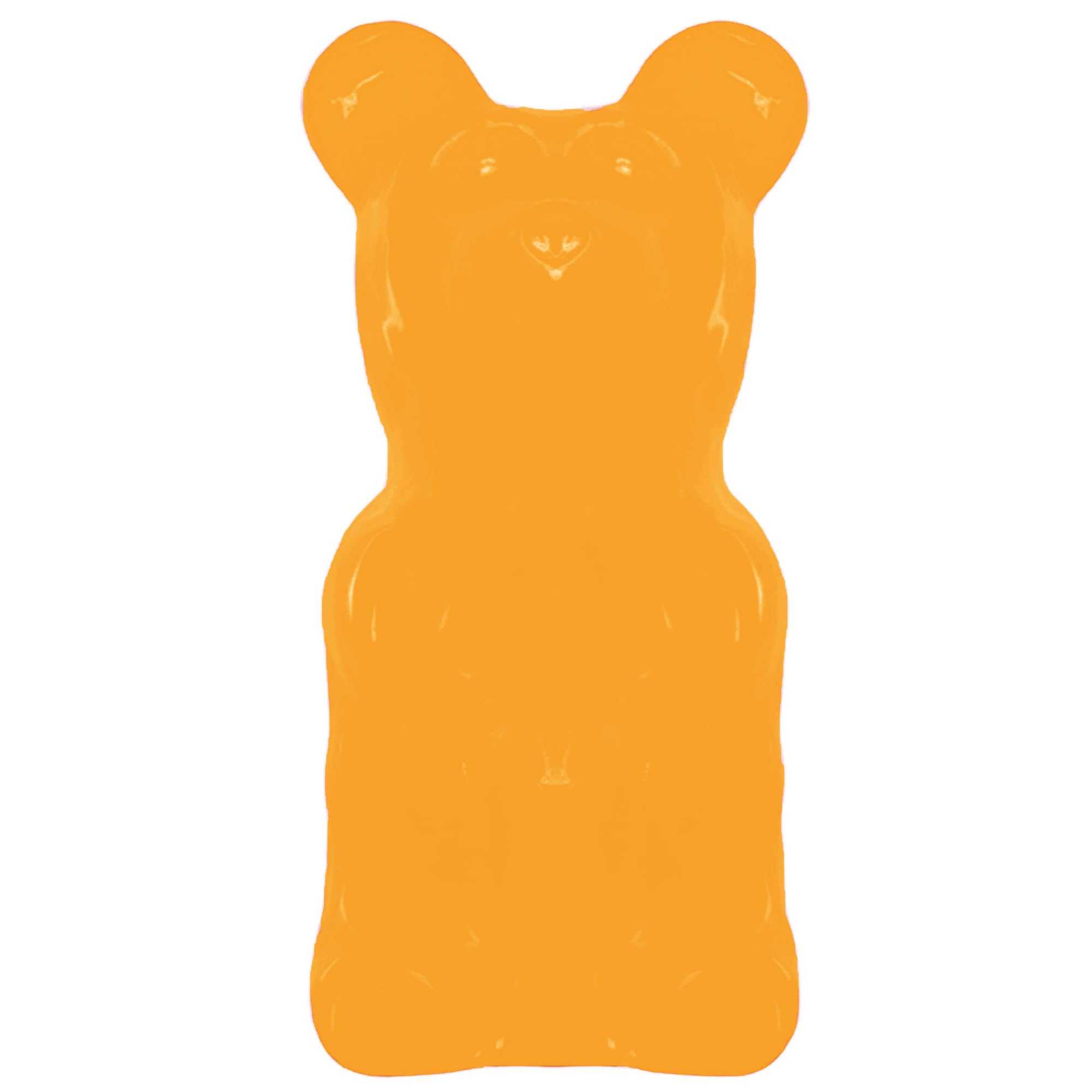 The Original World's Largest Gummy Bear® | Created by The Gummy Bear Guy® | Approximately 5lbs | Orange Sherbet