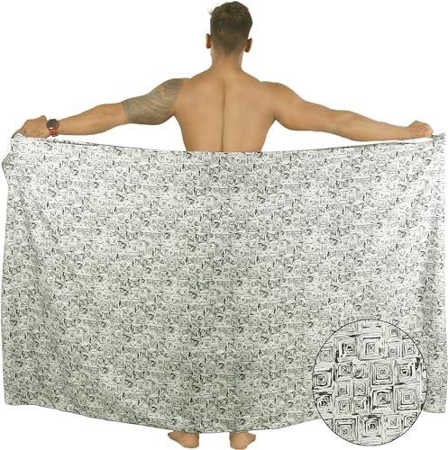 LA LEELA Men's Sarong Cover Ups Wraps Swim Beach2