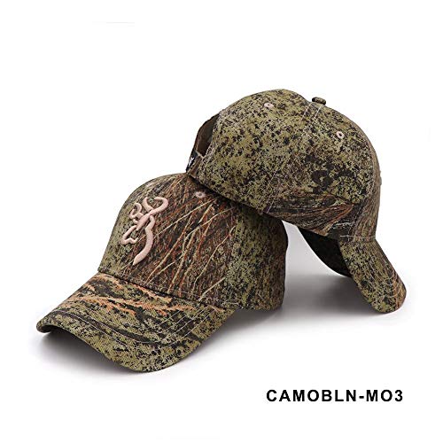 franktea Outdoor Camping Jagd Camouflage Mütze, Baseball Cap Browning Baseball Cap Angeln Caps Männer Outdoor Jagd Camouflage Dschungel Hut Airsoft Tactical Wandern Camo Casquette Hüte