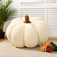 Shengruili Halloween Kürbis Kissen,Halloween Plüsch kürbis Kissen,3D Plüsch kürbis Dekokissen für Kinderzimmer Sofa Dekoration