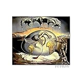 1：【Photo sur Toile Matériau】 Le produit utilise une toile professionnelle et des matériaux de peinture professionnels, qui l'empêcheront de se décolorer et de se décolorer pendant longtemps, respectueux de l'environnement et propre. Beau travail et couleur vive, imperméable et résistant à l'humidité.