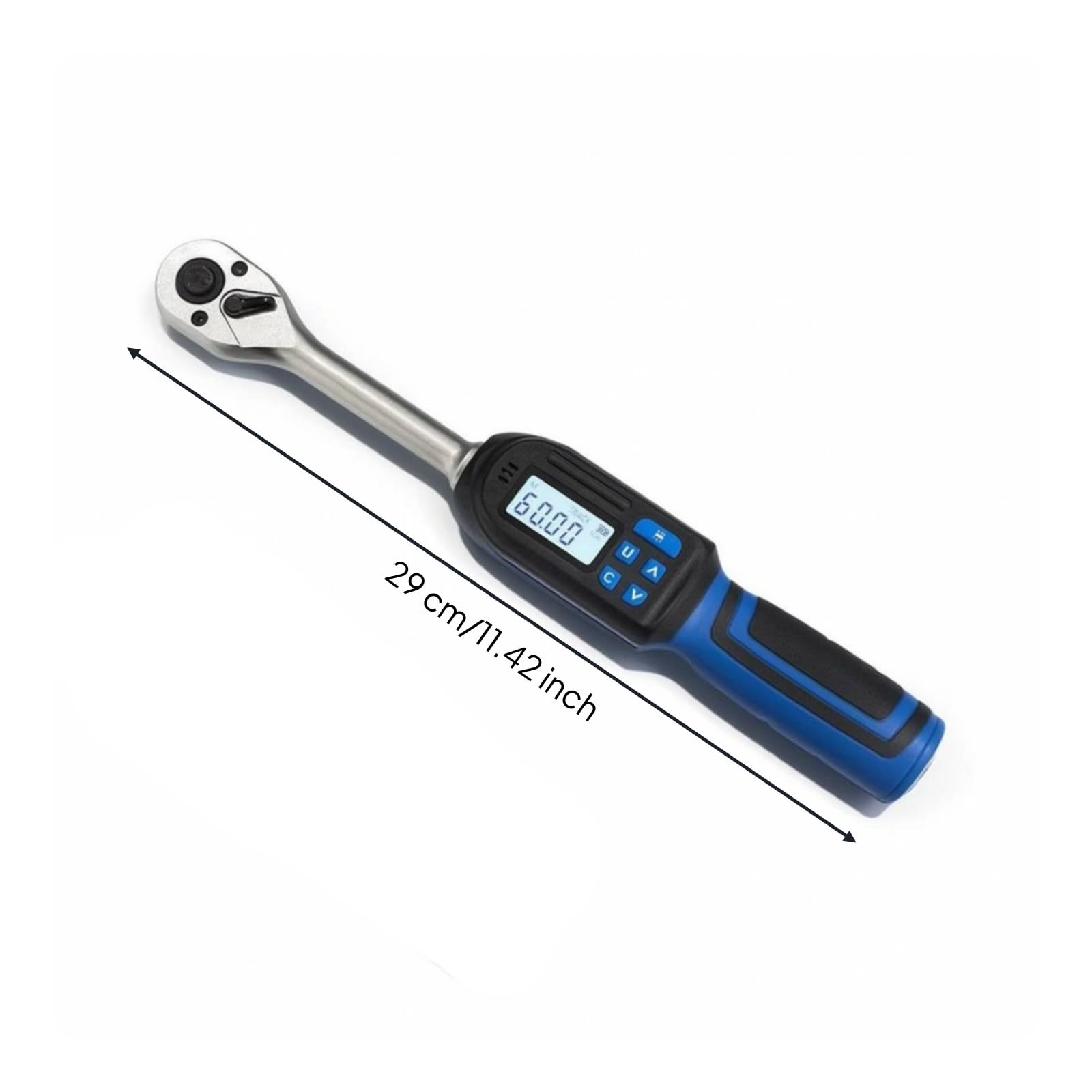Gralara Llave Dinamométrica Digital Profesional Torquímetro Digital Ajustable Llave Dinamométrica con Carraca para Taller Mecánico, 3/8" 3-60 N·M