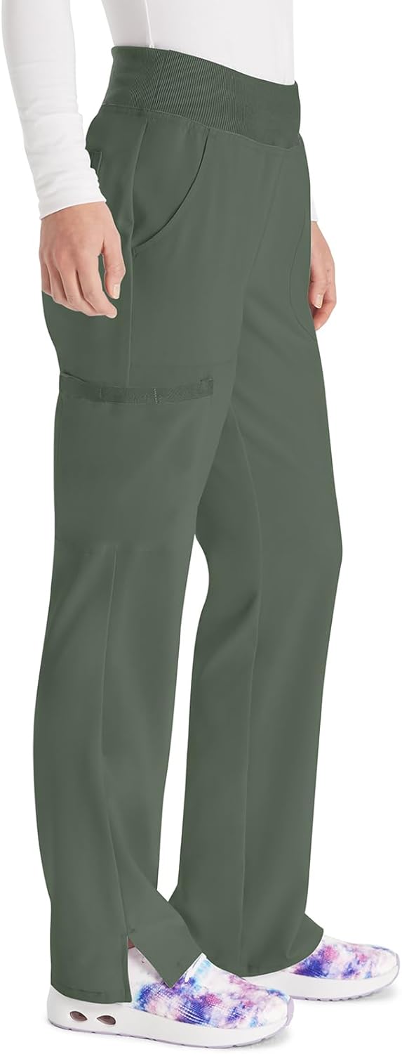 EDS Essentials Scrubs for Women, Yoga-Inspired Pull-On Pant with Four-Way Stretch and Moisture Wicking DK005 - Image 6