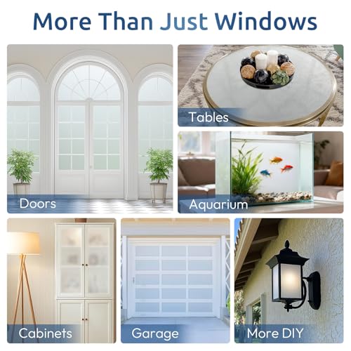 rabbitgoo Window Privacy Film with Tools, Pure, 17.5" x 157.4" by rabbitgoo - Used condition - Image 7