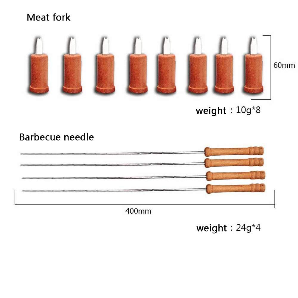 Set di Strumenti BBQ Outdoor Barbecue Tool Set 18pcs in Acciaio Inossidabile Barbecue Set Grill Accessori combinata cuociono l'attrezzo Barbecue LPLHJD