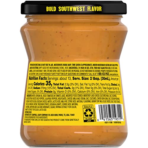 Pace Salsa Con Queso Cheese Dip, Great For Nachos, 15 Ounce Jar #TOP7