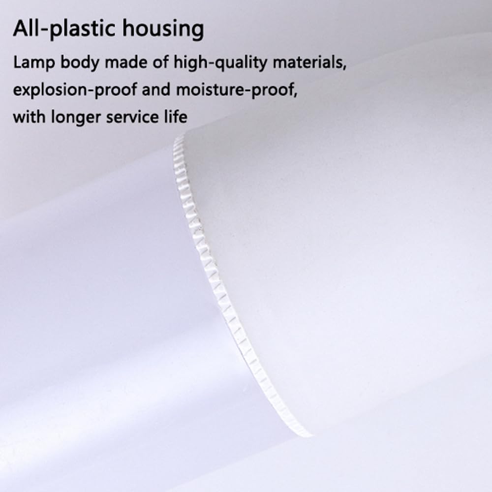 Paquete de 2/10 bombillas de columna LED de aluminio, bombillas de lámpara de bajo consumo de alta potencia E27 superbrillantes de 40 W, equivalente a 100 W, blanco cálido de 2700 K, no regulab