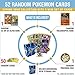 50 Assorted Pokemon Cards - All Rare Bundle! Featuring an EX or GX and Holo Rare in Every Bundle! 1 Pokemon Coin! Includes Golden Groundhog Deck Storage Box!