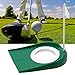 Golf Putting Cup Indoor Outdoor Practice Training Aids with Flag Plastic Golf Putting Cup Golf Putting Hole Putter Regulation Cup