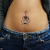 Monkey Butt Temporary Fake Tattoo Sticker (Set of 2)