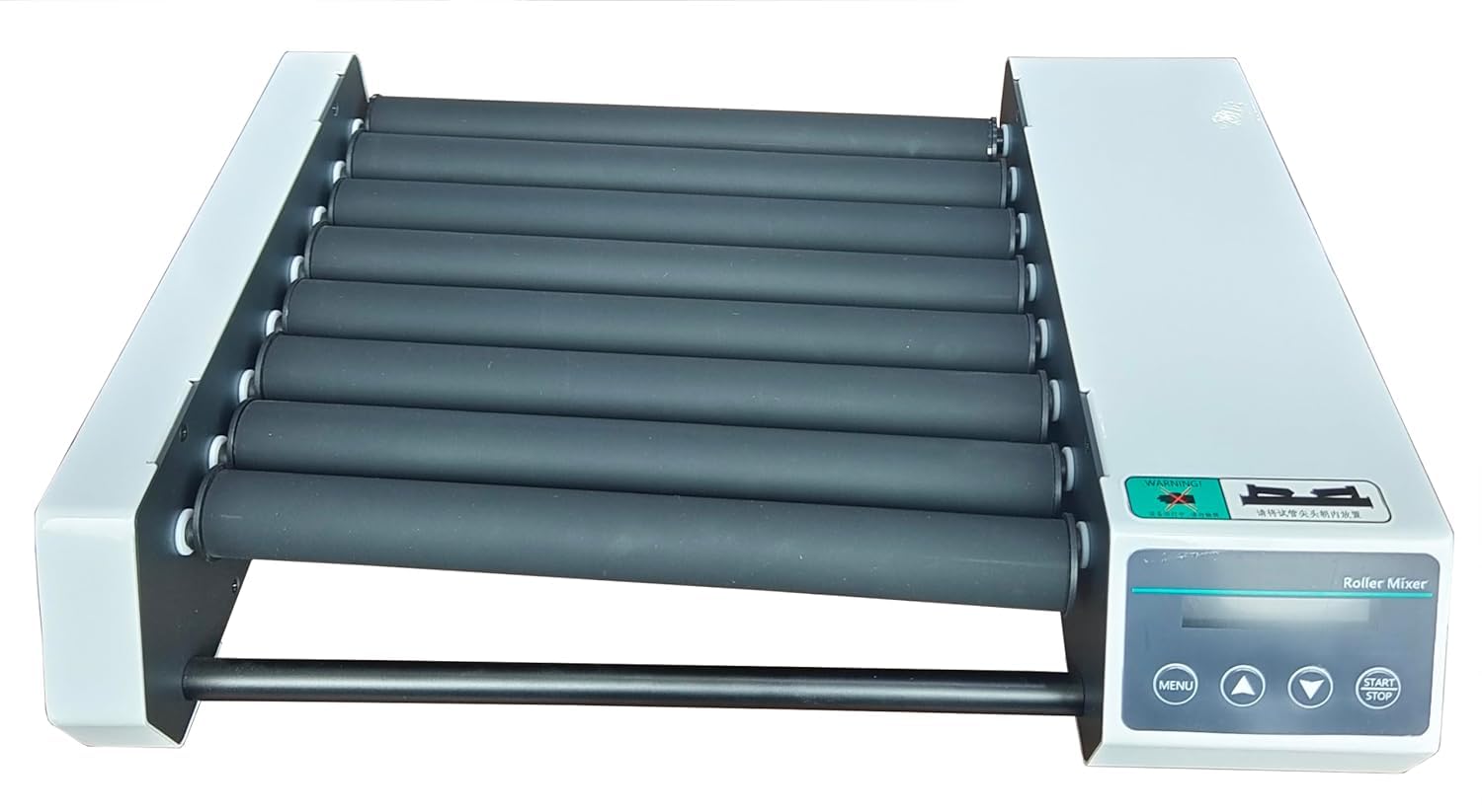 Test Tube Roller Mixer Digital Roller Mixer with 8 Rollers Brushless Motor Rotating Shaking Speed 20 to 80rpm Specs φ6 to 34mm Max Capacity 12 * 50ml Centrifuge Tube