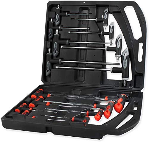 B Bochamtec 16PCS Metric T-Handle Allen Wrench Set, Long Arm ...