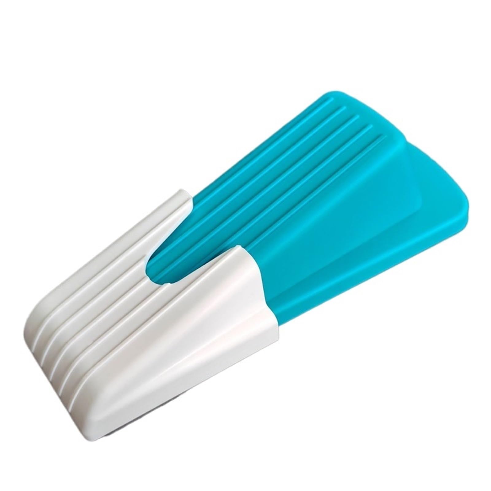 Xctdsvah Blue Door Stop Silicone Block Wedge Doorstops Home Office Door Rear Retainer Anti-Collision(Blue)