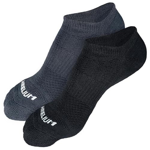 Image of HEELIUM Bamboo Ankle Socks for Men & Women | Ultra-Soft, Odour-Free, Thin & Breathable | 3X Softer than Cotton | Sizes - M (UK 4-8) & L (UK 9-13)