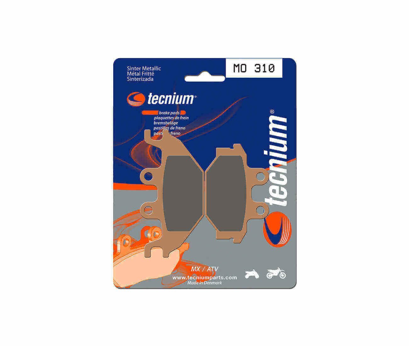 Compatible avec/Remplacement pour TGB AVENGER BLADE/TARGET - PLAQUETTES DE FREIN TECNIUM / MO310