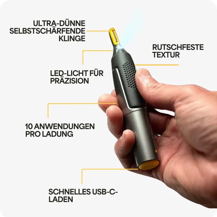 Brehn | Professional Ultradünner Präzisionstrimmer(Grau)