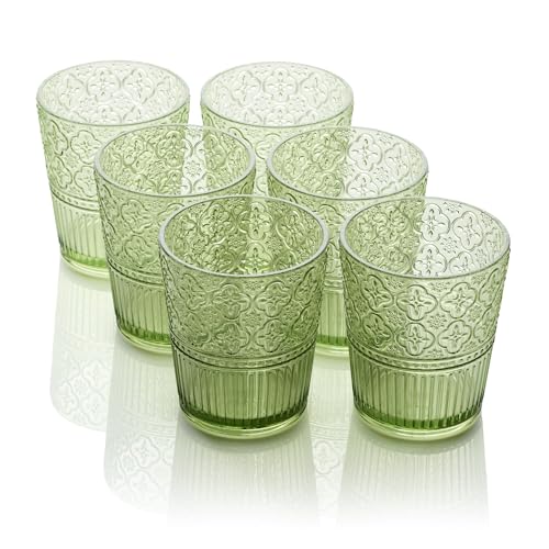 Certified International Victoria Green Set of 6 Premium Acrylic D...
