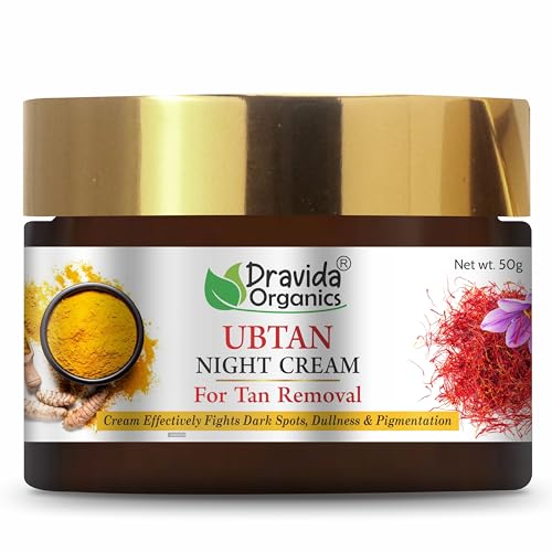 Image of Ubtan Night Cream, 50 g | Brightening Moisturizing Nourishing Face Moisturizer For All Skin Types (50 g)