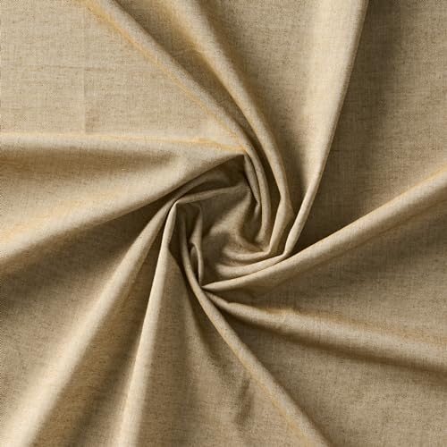 Image of 100% Pure Cotton 3 Layer Dohar, Double Bed Blanket Comforter, (90''X100'' / 230X254 CM), Uni Chambray, Skin Friendly Dohar, Color - Bronze