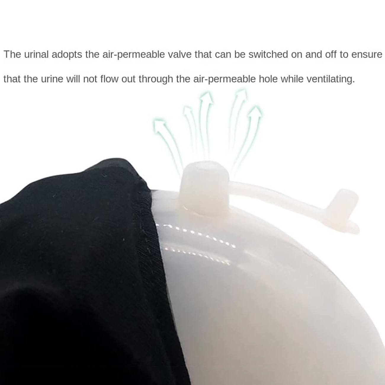 Bolsas para orinar de viaje para hombres, sistema de bolsa de drenaje urinario de 500 ml, colector de orina para hombres, dispositivos transpirables para la incontinencia masculina, bolsa urinaria p