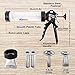 XINQIAO Beef Jerky Gun for Ground Meat, Plastic Jerky Cannon Comes with 4 Nozzles, 2 Brushes