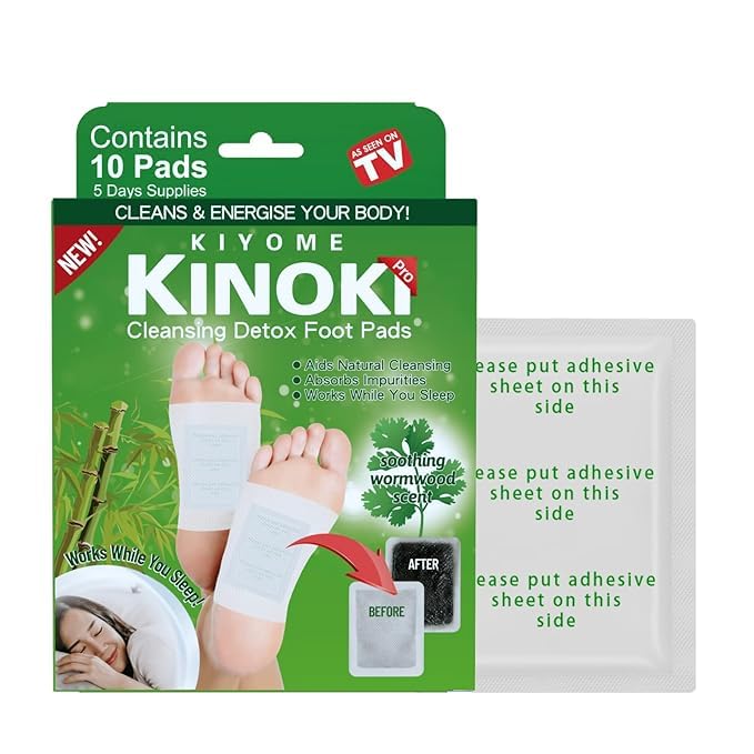 JENY Detox Foot Patches for Cleansing Toxin Remover for Men & Women,10 Pads Deep Cleansing Detoxify Blood Circulation Foot Pad for Detox & Relaxation- Pain Relief, Stress Relief Sleep Patch-image-28