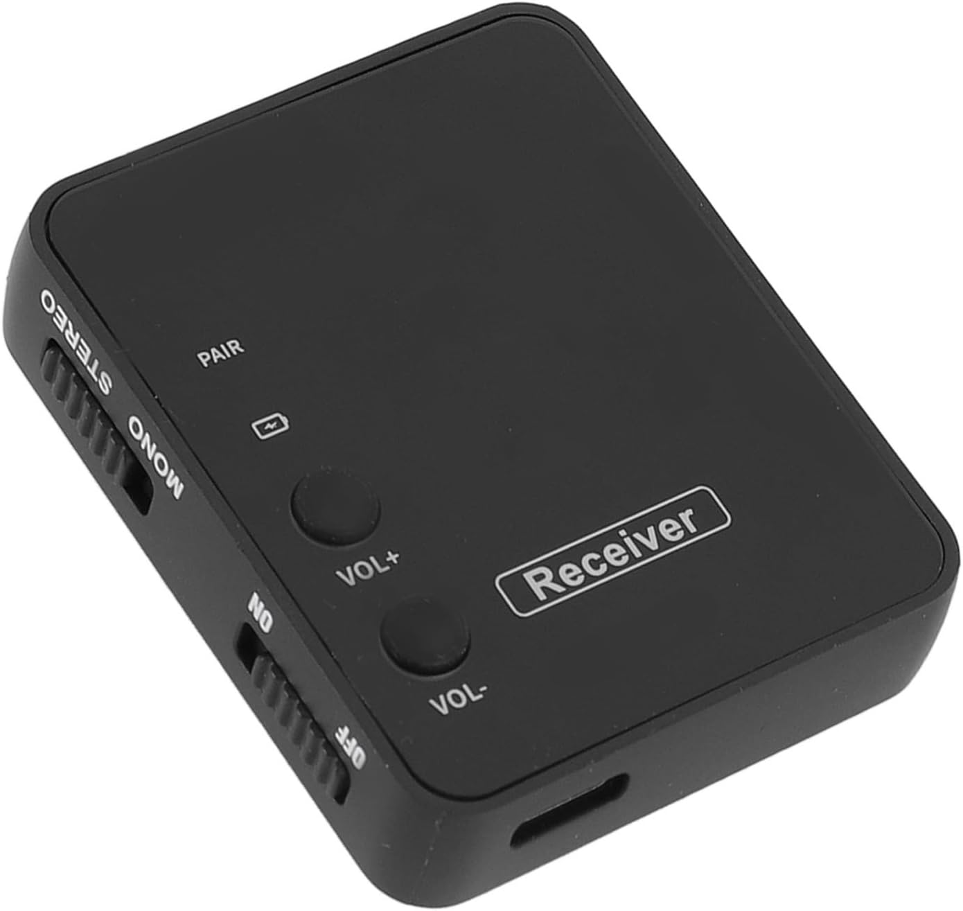 WP10 IEM System, Lossless Sound, Low Noise, Rechargeable 2.4G Stereo IEM System for Studio Band Rehearsal Live Performance, with 2.4GHz Technology (Only Receiver)