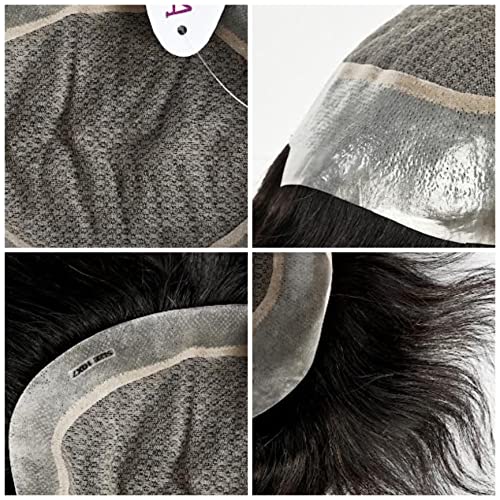 Image of EUPHORIA 0.03 mm 9x6 Original 2 LAYER AUSTRALIA Hair Patch for Men,100% Silky and Soft Natural BROWN Human Hair Wig can be Install with Hair Toupee Clips, Glue or Tape