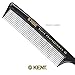 Kent SPC82 Fine Tooth Salon-Style Dressing Comb - Professional Barber Haircut Comb for Styling and Teasing - Quality Barber Supplies - Saw-cut Handmade in England