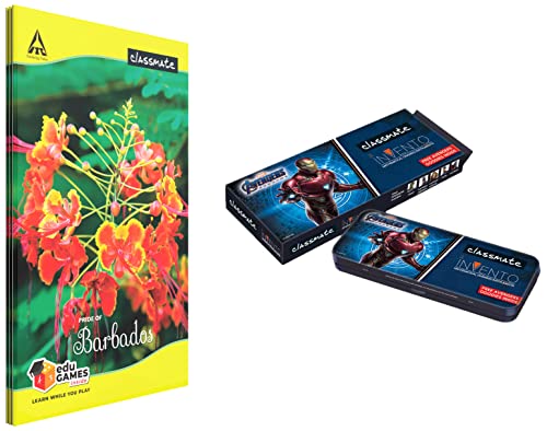 Image of Classmate Long Book - Unruled, 160 Pages, 314 mm x 194 mm - Pack Of 3 Invento Geometry Box