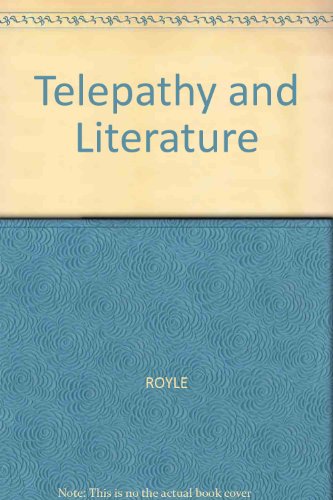 Telepathy and Literature: Essays on the Reading... 0631163115 Book Cover