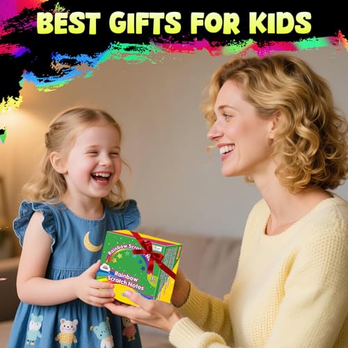 ZMLM 165 Rainbow Scratch Paper Art Crafts Mini Notes Stocking Stuffers for Kids Gifts 4 5 6 7 8 9 10 Years Old Girls Boys Students Teens Classroom Prizes School Supplies Birthday Party Toy Activity image 6