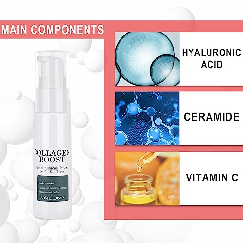 2Pcs Collagen Boost Anti Aging Serum, Collagen Boost Anti Aging Serum For Face Wrinkles, Skincare Glow And Protect Serum For All Skin Type #TOP4
