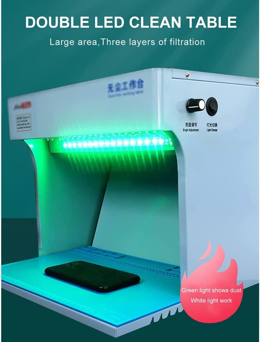 Laminar Flow Hood Airflow Clean Bench, Upgraded Mini Reinraum Work Bench for Lab Use, Portable and Efficient Airflow Solution