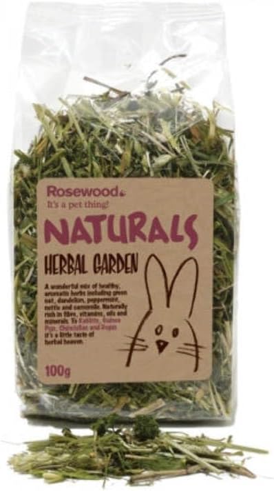 Rosewood Pet 1 Pouch Herbal Garden Food For Small Animals, 100G