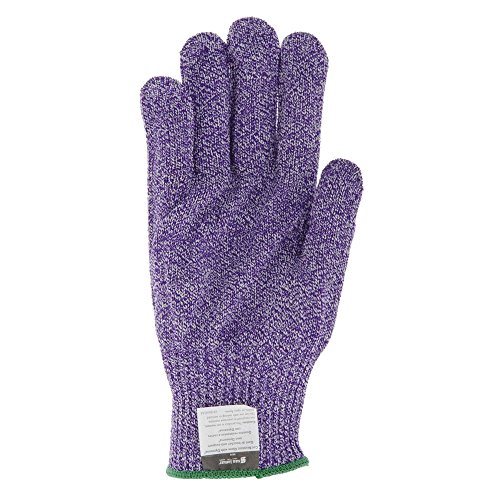 Gants anti-coupures violets San Jamar M pour cuisiner en toute sérénité