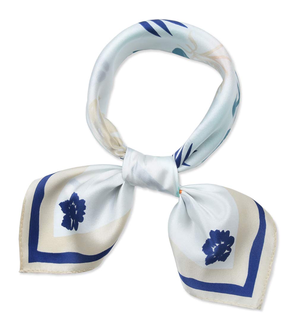 corciova 21x21 Real Silk Neck Scarf Lightweight for Women Small Soft Hair Scarf Bandana Headband Headscarf